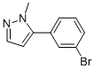 Structure of 5-(3-Bromophenyl)-1-methyl-1H-pyrazole
