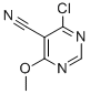 4-CHLORO-5-CYANO-6-METHOXYPYRIMIDINE结构式