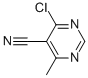 4-CHLORO-5-CYANO-6-METHYLPYRIMIDINE结构式