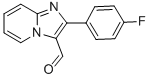 Structure of 2-(4-FLUORO-PHENYL)-IMIDAZO[1,2-A]PYRIDINE-3-CARBALDEHYDE