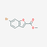 Methyl 6-bromobenzofuran-2-carboxylate结构式