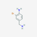 4-(aminomethyl)-2-bromoaniline结构式
