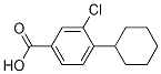 3-CHLORO-4-CYCLOHEXYLBENZOIC ACID结构式