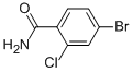 4-Bromo-2-chlorobenzamide结构式