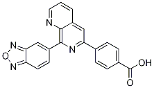 Structure of 4-(8-(benzo[c][1,2,5]oxadiazol-5-yl)-1,7-naphthyridin-6-yl)benzoic acid