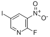 Structure of 2-FLUORO-5-IODO-3-NITROPYRIDINE
