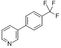 Structure of 3-(4-TRIFLUOROMETHYL)PHENYLPYRIDINE