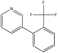 Structure of 3-[2-(trifluoromethyl)phenyl]Pyridine