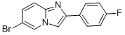 Structure of 6-Bromo-2-(4-fluoro-phenyl)-imidazo[1,2-a]pyridine