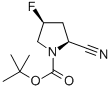 1-BOC-(2S,4S)-2-氰-4-氟吡咯烷结构式