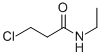 Chemical structure of 3-CHLORO-N-ETHYLPROPANAMIDE