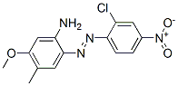 Structure of 2-(2-chloro-4-nitrophenylazo)-5-methoxy-p-toluidine