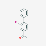 1-(2-Fluoro(1,1'-biphenyl)-4-yl)ethan-1-one结构式