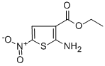 Structure of 2-AMINO-3-ETHOXYCARBONYL-5-NITROTHIOPHENE