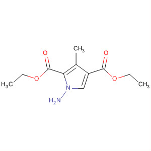 Structure of DIETHYL 1-AMINO-3-METHYL-1H-PYRROLE-2,4-DICARBOXYLATE