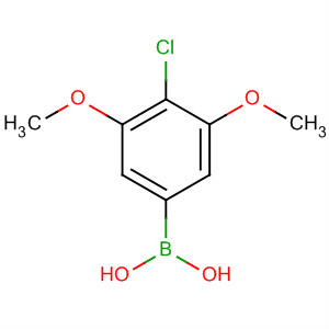 Structure of Boronic acid, (4-chloro-3,5-dimethoxyphenyl)-