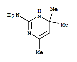 Structure of 2-pyrimidinamine, 1,4-dihydro-4,4,6-trimethyl-