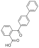 O-(1,1-二苯基-4-羰基)苯甲酸结构式