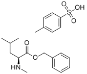Structure of N-ME-LEU-OBZL P-TOSYLATE