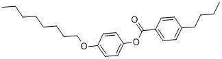 Structure of 4-N-OCTYLOXYPHENYL 4-BUTYLBENZOATE