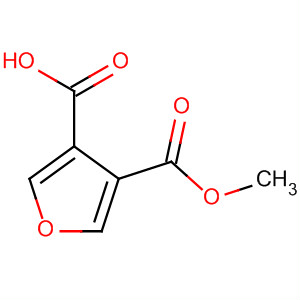 3,4-Furandicarboxylic acid, monomethyl ester结构式