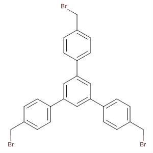 Structure of 1,1':3',1''-Terphenyl, 4,4''-bis(bromomethyl)-5'-[4-(bromomethyl)phenyl]-