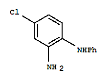 1,2-benzenediamine, 4-chloro-N~1~-phenyl-结构式