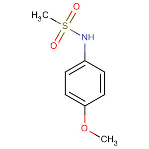 Methanesulfonamide, N-(4-methoxyphenyl)-结构式