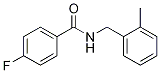 4-氟-N-(2-甲基苄基)苯甲酰胺,97%结构式