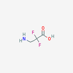 3-Amino-2,2-difluoropropionic acid结构式