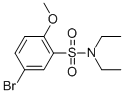 Structure of 5-BROMO-N,N-DIETHYL-2-METHOXYBENZENESULFONAMIDE