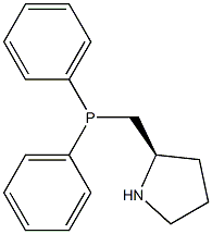 (R)-(+)-2-(二苯基膦基甲基)吡咯烷, 97+%结构式