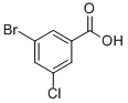Structure of 3-BROMO-5-CHLOROBENZOIC ACID