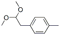 p-(2,2-dimethoxyethyl)toluene结构式