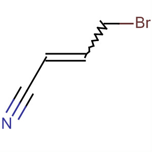 Structure of 2-Butenenitrile, 4-bromo-