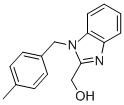[1-(4-METHYLBENZYL)-1H-BENZIMIDAZOL-2-YL]METHANOL结构式