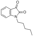 Structure of 1-PENTYL-1H-INDOLE-2,3-DIONE