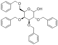 Structure of 2,3,4,6-TETRA-O-BENZYL-ALPHA-D-GALACTOPYRANOSE