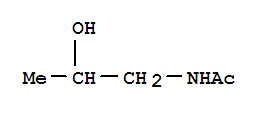 Structure of N-(2-hydroxypropyl)acetamide