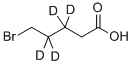 Structure of 5-BROMOPENTANOIC-3,3,4,4-D4 ACID