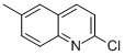 Structure of 2-CHLORO-6-METHYL-QUINOLINE