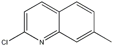 Structure of 2-chloro-7-methylquinoline