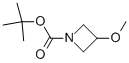 Structure of 1-BOC-3-(METHOXY)AZETIDINE
