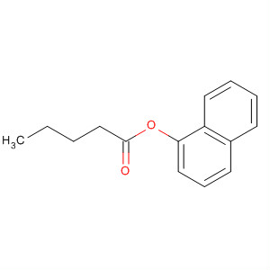 Structure of PENTANOIC ACID 1-NAPHTHYL ESTER