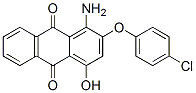 Structure of 1-amino-2-(4-chlorophenoxy)-4-hydroxyanthraquinone