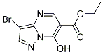 Structure of ethyl 3-broMo-7-hydroxypyrazolo[1,5-a]pyriMidine-6-carboxylate