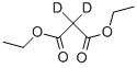 Chemical structure of DIETHYL MALONATE-D2