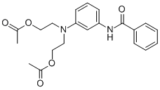 Chemical structure of 3-Benzamidophenyliminodiethyl diacetate