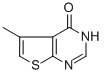 5-甲基-3,4-二氢噻吩并[2,3-D]嘧啶-4-酮结构式