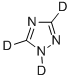 Structure of 1,2,4-TRIAZOLE-D3